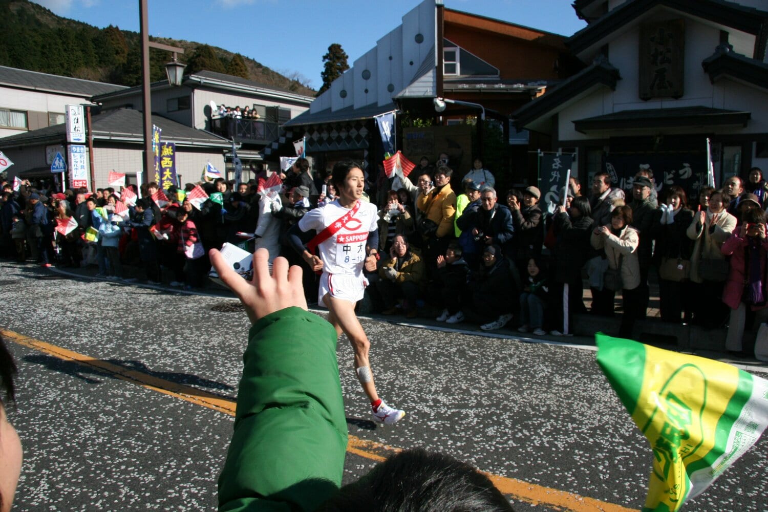 中大2年時の2008年には山上りの5区にも抜擢された／本人提供
