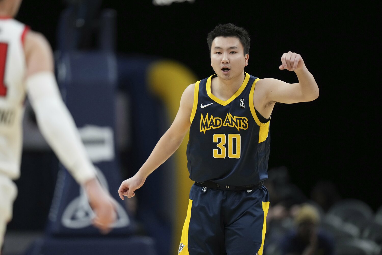 インディアナ・ペイサーズ傘下のマッドアンツでプレーする富永啓生　©︎AP/AFLO