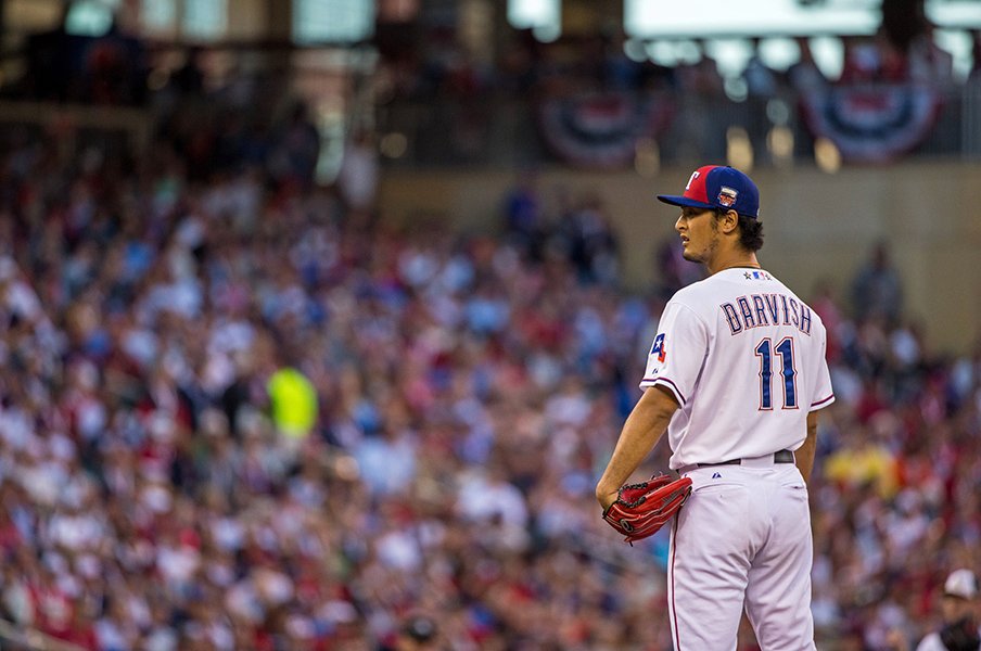 2014年のダルビッシュ©Getty Images