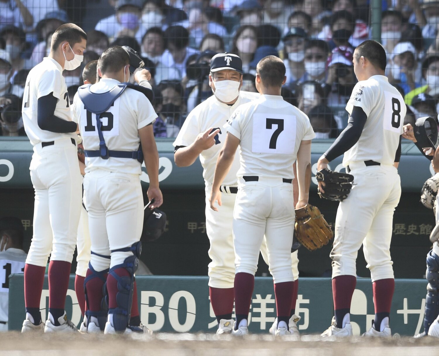 西谷監督に鍛え上げられた成果を甲子園の舞台でも発揮した大阪桐蔭高校　©Sankei Shimbun