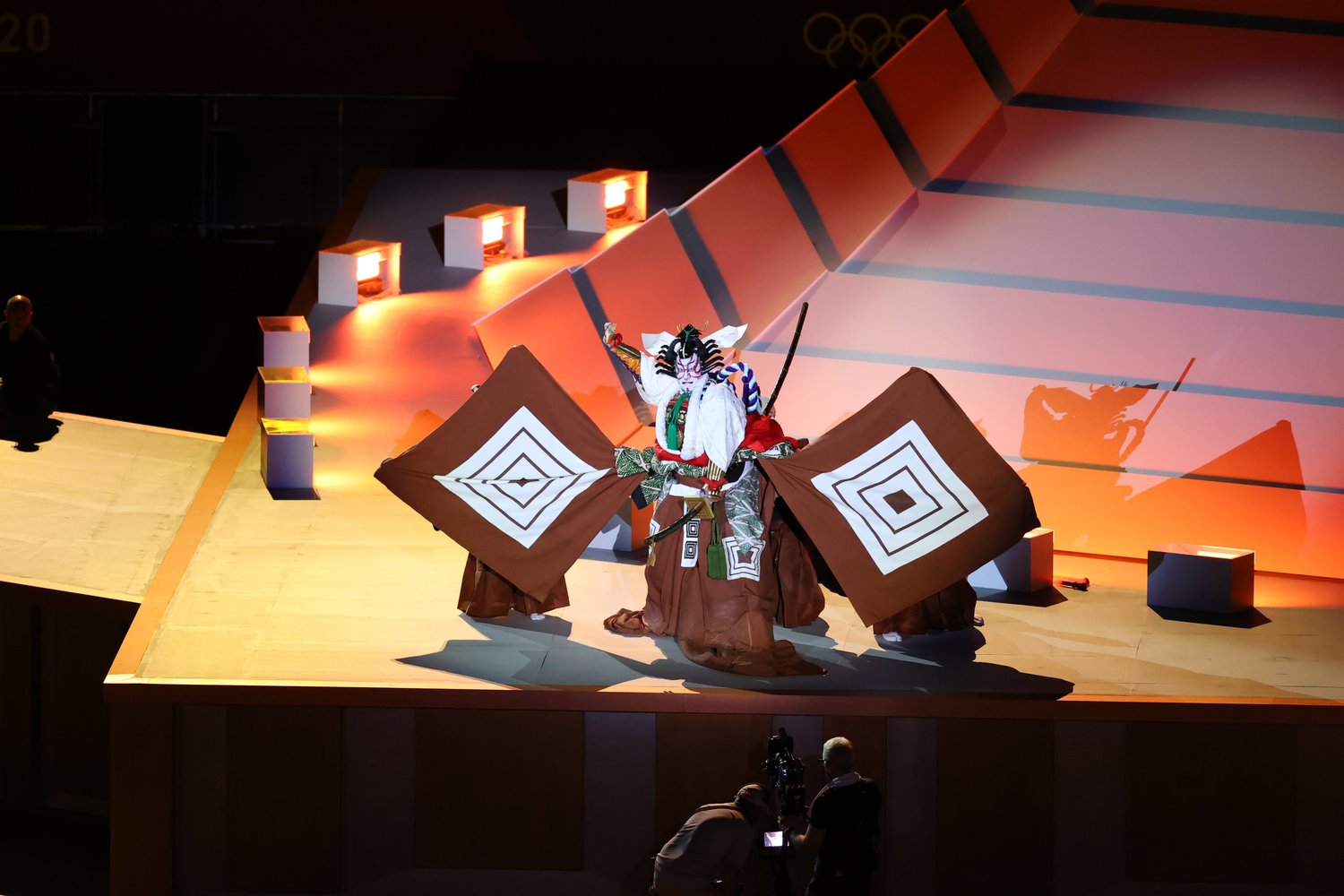 市川海老蔵が披露した『暫（しばらく）』　©JMPA