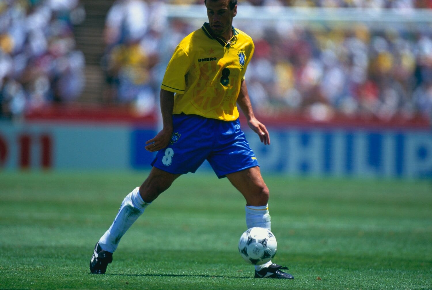 1994年W杯のドゥンガ　©Kazuaki Nishiyama