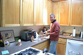 自宅を使わせてくれたエンジェルのTomyさん。 