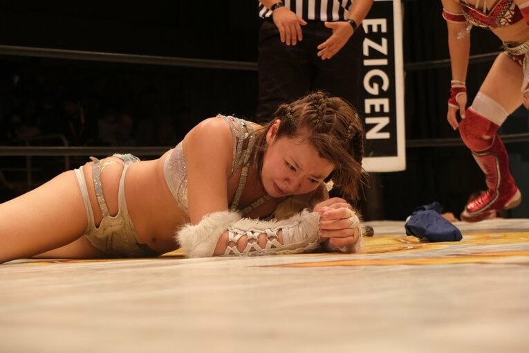 マリーゴールドの女子プロレスラー・桜井麻衣　©Norihiro Hashimoto