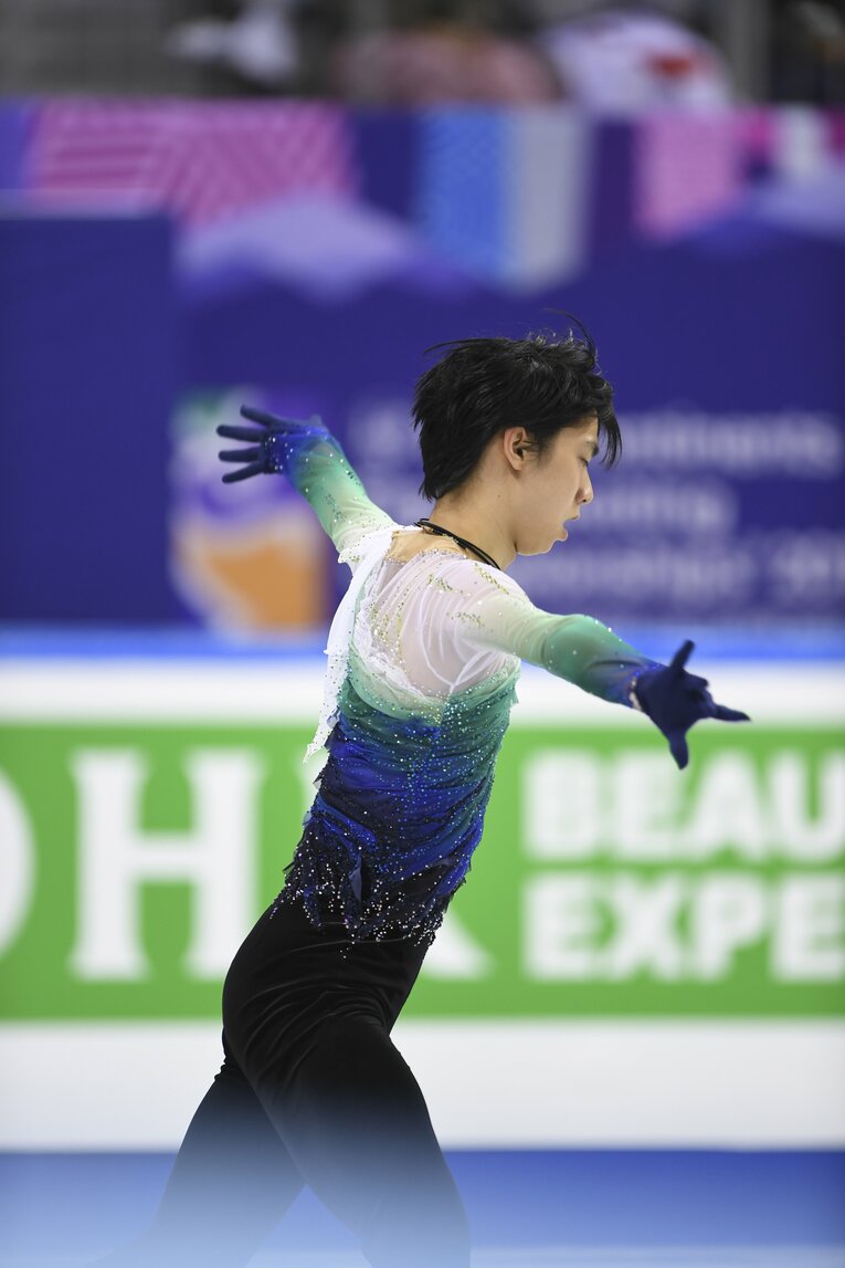 2017年2月、四大陸選手権のフリー　©Asami Enomoto