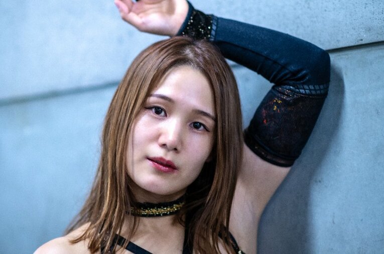 元スターダム、現在はアクトレスガールズで活動している澄川菜摘 ／ photograph by Takuya Sugiyama