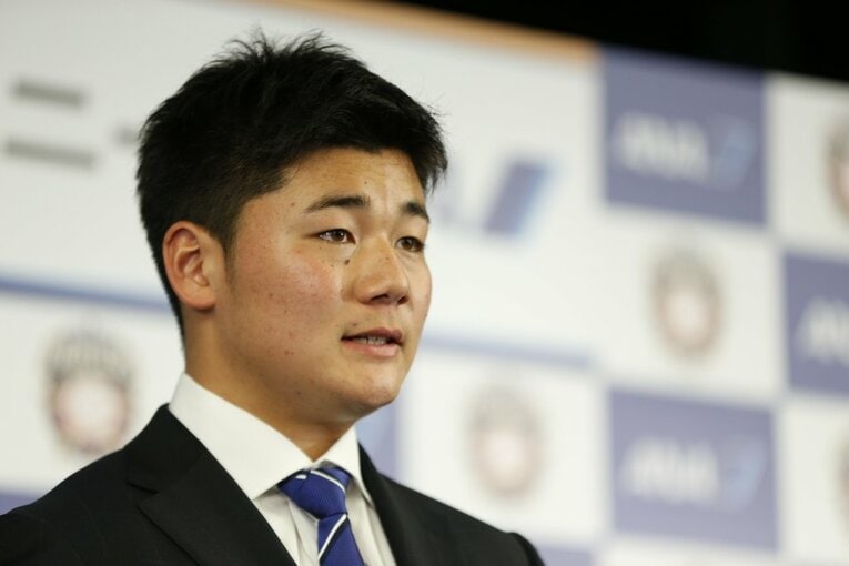 早実時代の清宮　©Sports Graphic Number