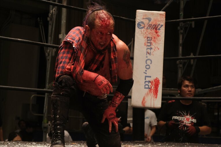 デスマッチのカリスマ・葛西純　©Norihiro Hashimoto