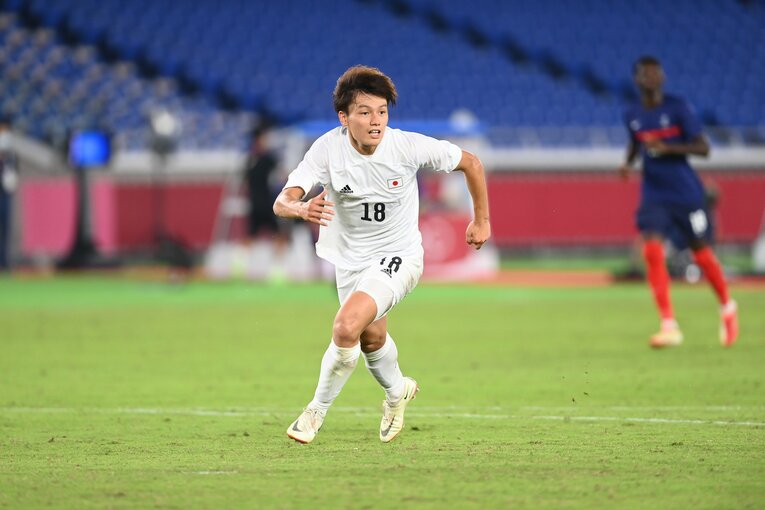 上田綺世　©JMPA