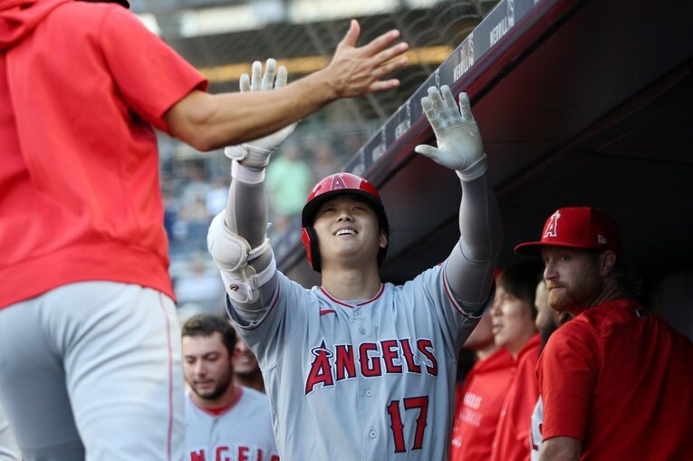 今季26号で、この日（6月28日）本塁打数メジャー最多のゲレーロJr.（ブルージェイズ）に並ぶ　©Getty Images