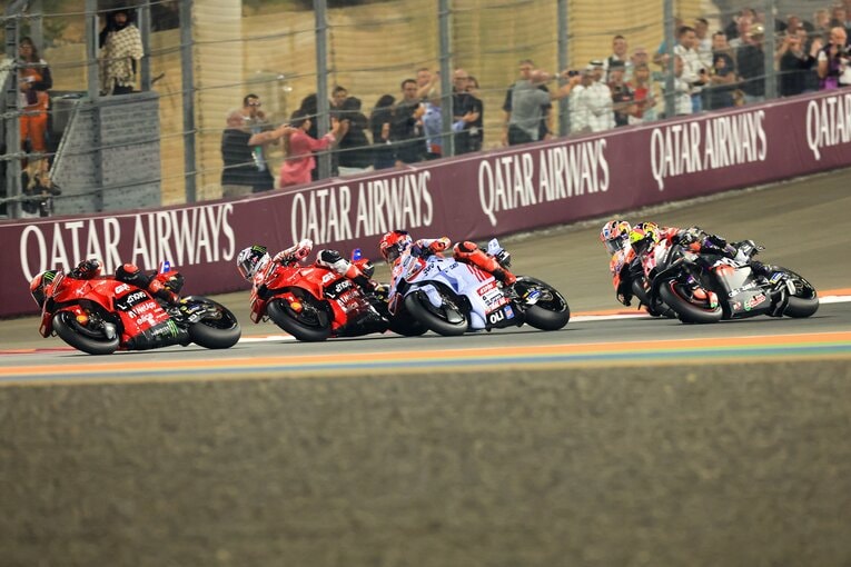 開幕戦カタールGPでのマルケスの走り　©Satoshi Endo
