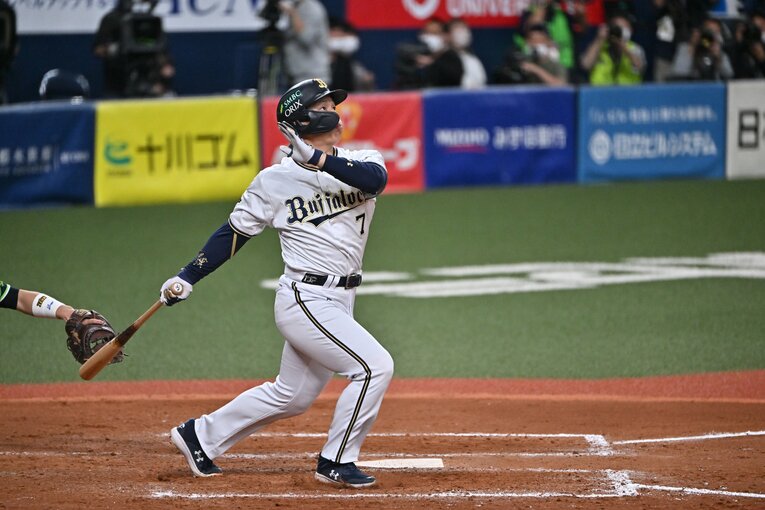 日本シリーズ第5戦、サヨナラホームランの瞬間　©︎Hideki Sugiyama