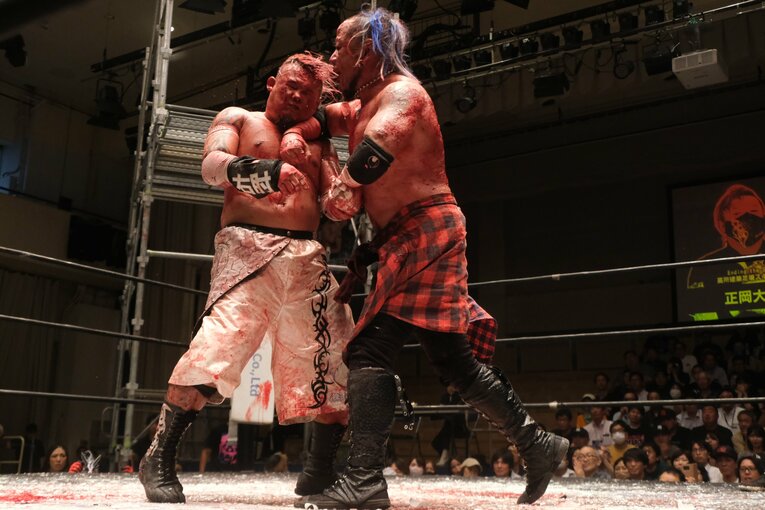 デスマッチのカリスマ・葛西純　©Norihiro Hashimoto