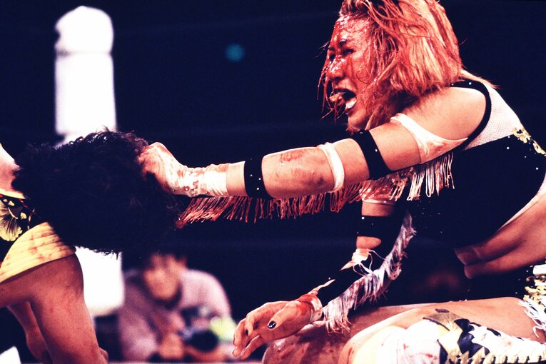 北斗晶vs神取忍。1993年4月2日、横浜アリーナ