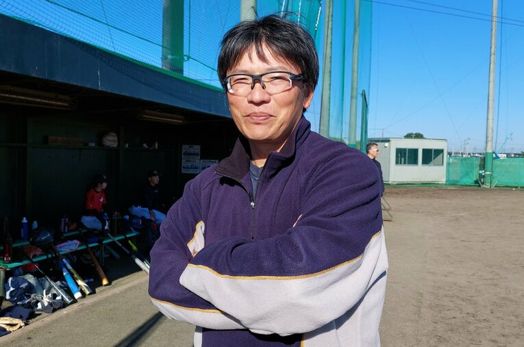 仙台一高野球部を率いる千葉監督　©NumberWeb