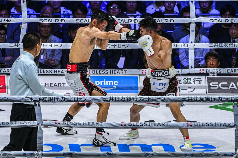 中谷潤人vs.西田凌佑（WBC・IBF世界バンタム級王座統一戦） ©Takuya Sugiyama