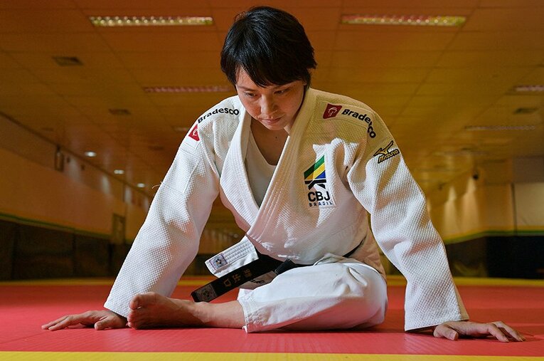 2018年、ブラジル柔道コーチ時代の藤井裕子さん。その人生は波乱万丈だった ／ photograph by SEBASTIAN SMITH,AFP/JIJI PRESS