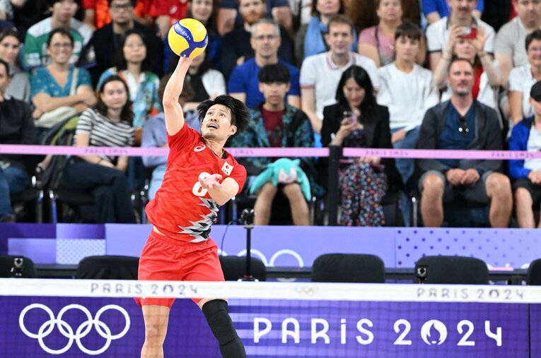 関田誠大（パリ五輪 ドイツ戦）©︎Kaoru Watanabe/JMPA