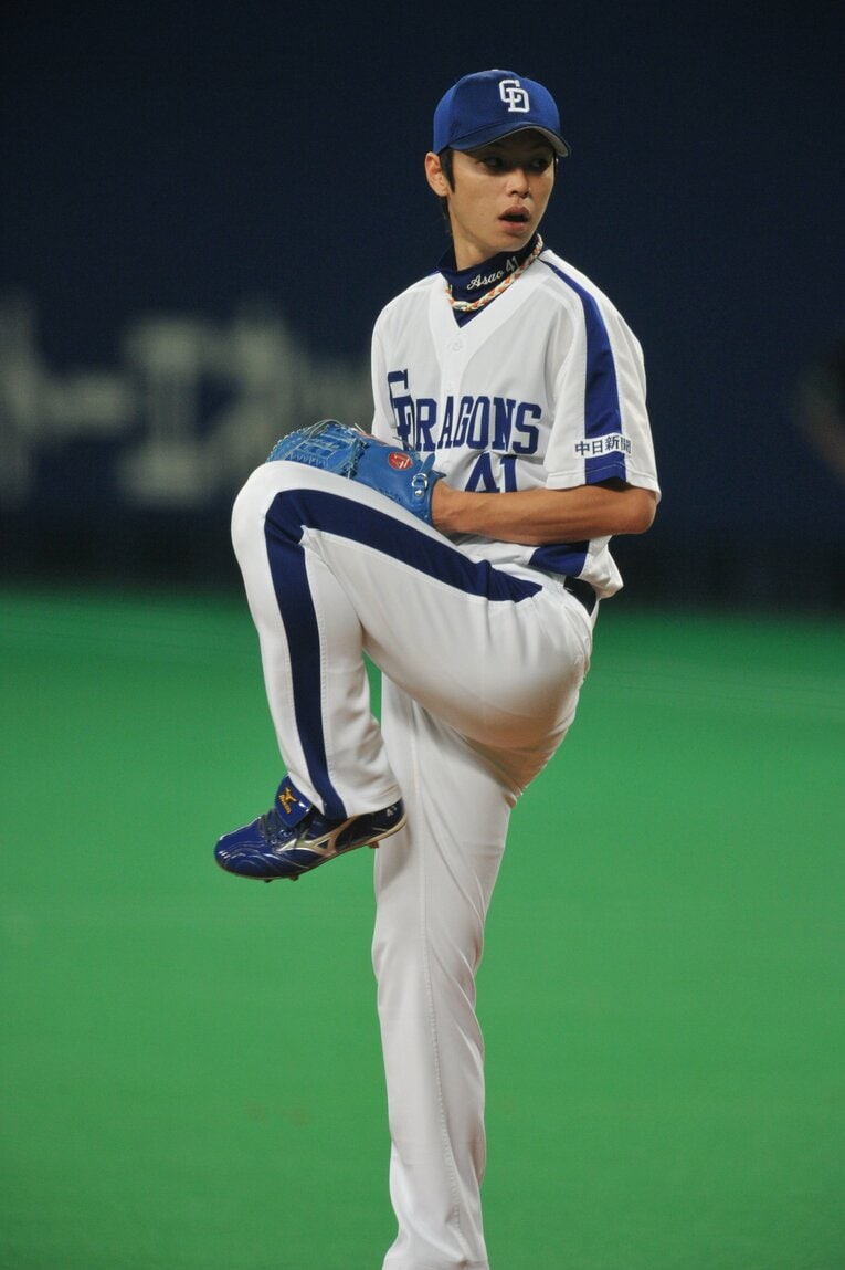 中日で活躍した浅尾拓也（愛知県立常滑北高）。2年時に投手転向　©BUNGEISHUNJU