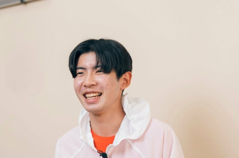 世代No.1ランナーとして早大に進学する増子陽太 ／ photograph by NIKE