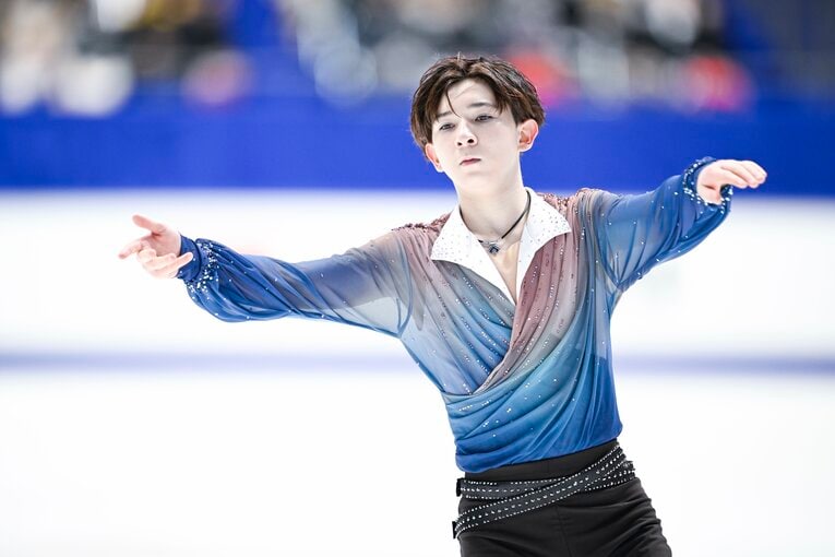 中田璃士、全日本選手権フリーの演技　©︎Asami Enomoto