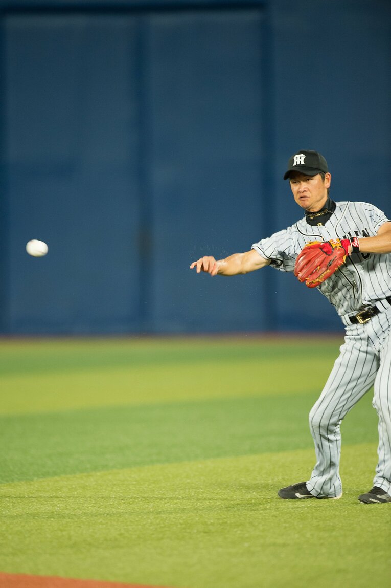 阪神時代の大和（2015年）©Nanae Suzuki 