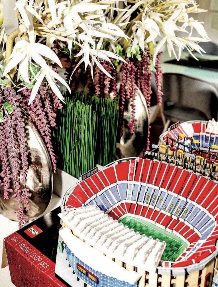 ペドリの自宅にあるカンプノウを模したレゴ　photograph by L’Équipe