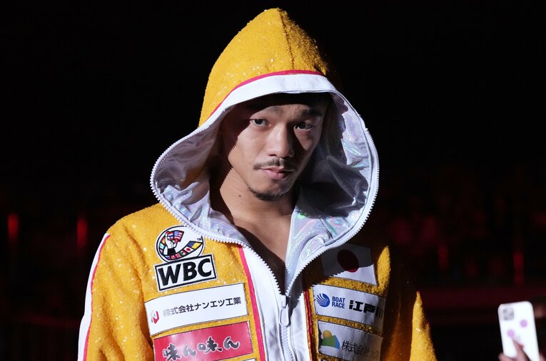 7月のビンセント・アストロラビオ戦では見事なKO勝利を飾った中谷潤人（26歳） ／ photograph by Naoki Fukuda