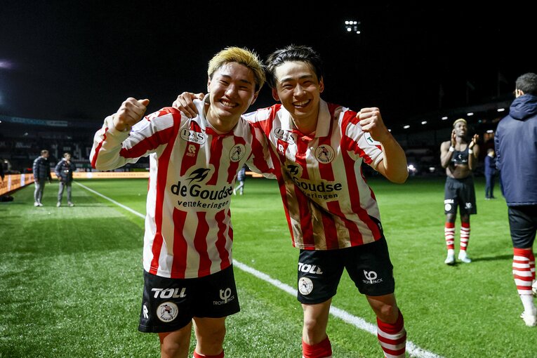 スパルタ時代の三戸と斉藤　©Getty Images