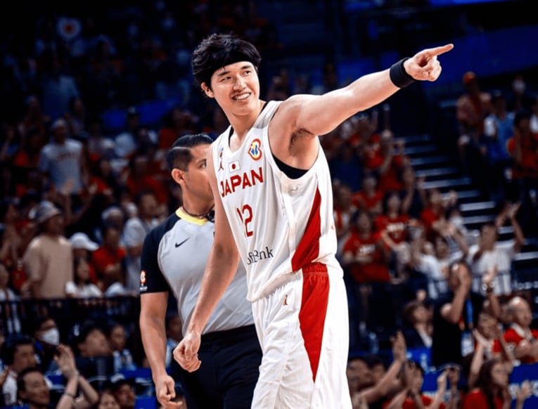 昨年W杯での渡邊　©︎FIBA