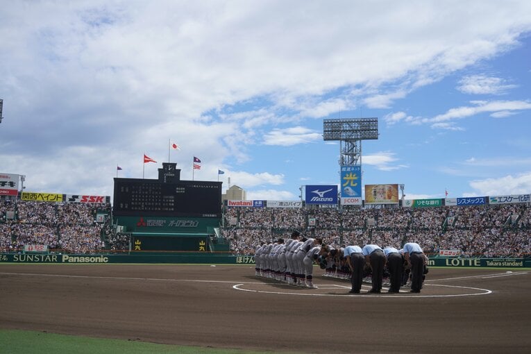 注目を集めた慶応vs.仙台育英の決勝　©Hideki Sugiyama