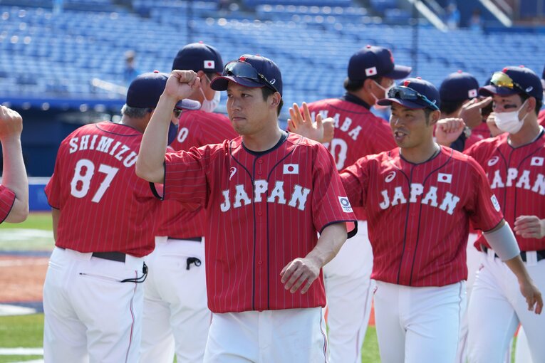 メキシコ戦勝利後の山田。決勝トーナメントでも、好調を維持できるか