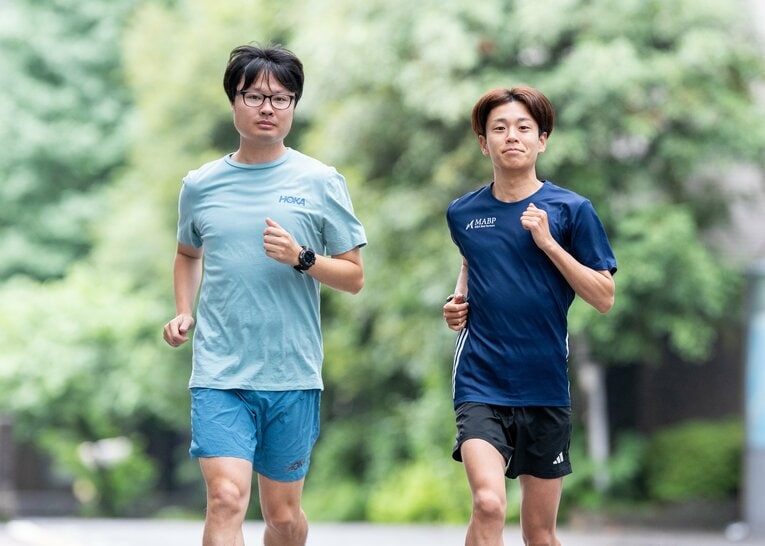 二人とも競技の第一線からは退いたが、走ることは今も日常とともにある