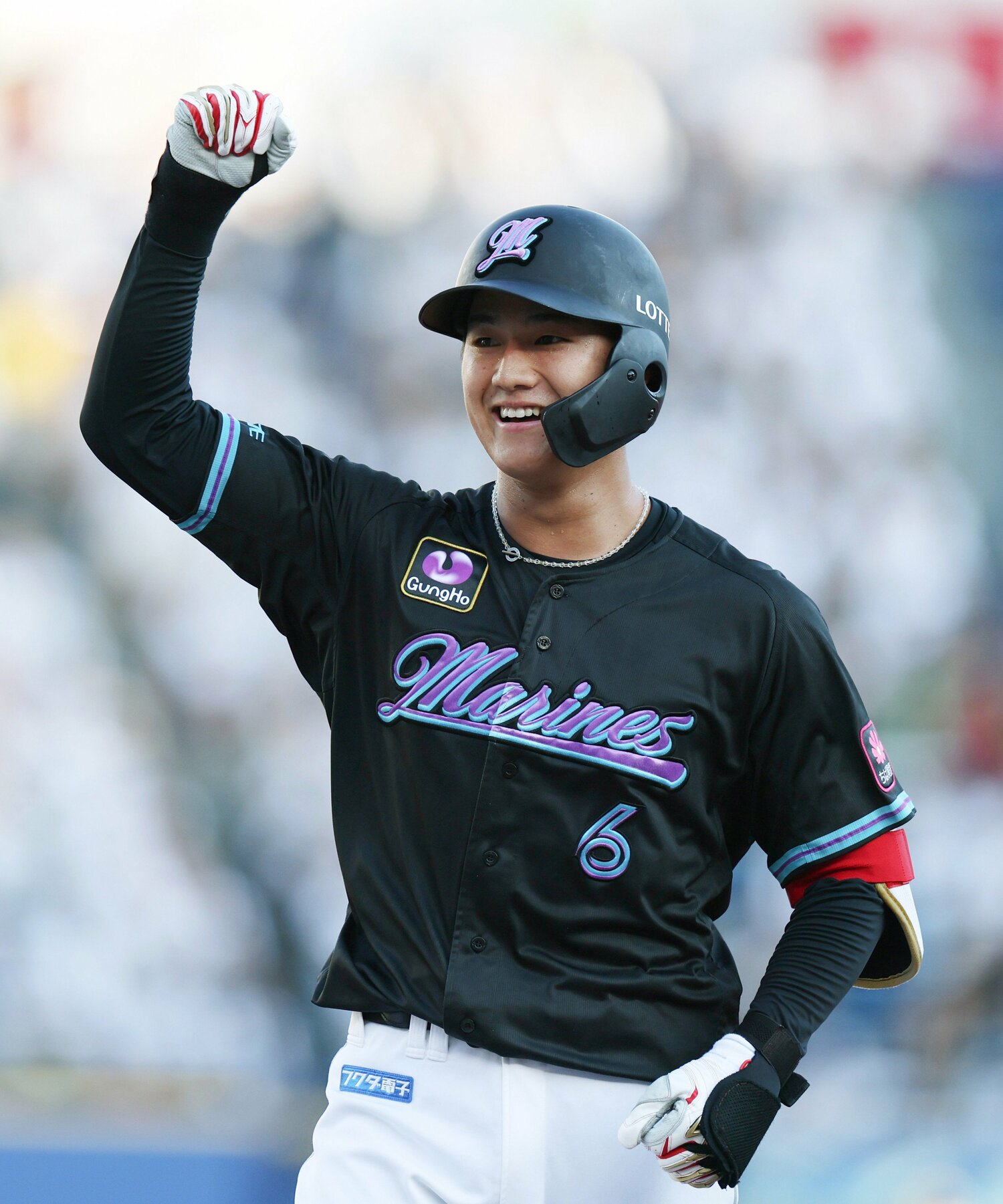 来シーズンは何度もこの笑顔が見たい　©JIJI PRESS