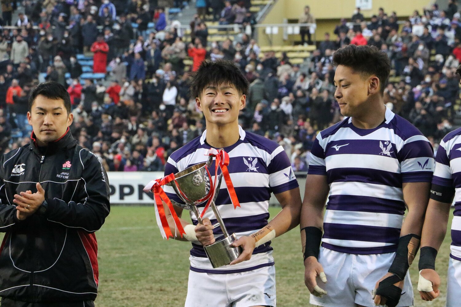 明大時代は主将も務め、2018年に大学日本一も経験　©Nobuhiko Otomo