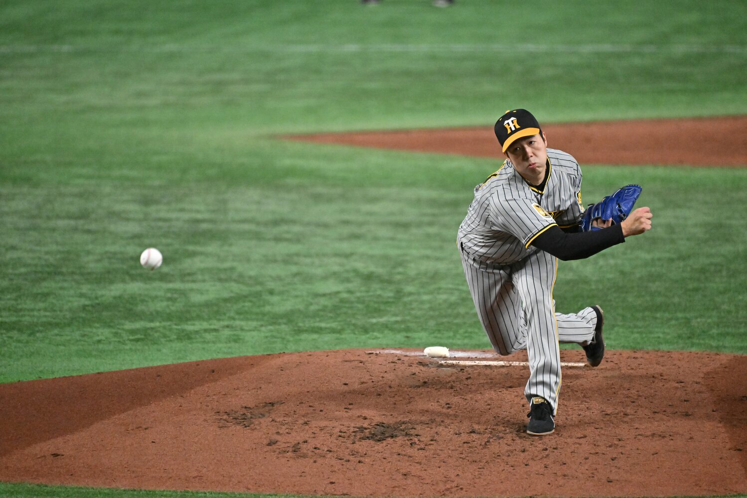 開幕投手を務めた青柳だが、今シーズン苦しい投球が続く　©Hideki Sugiyama