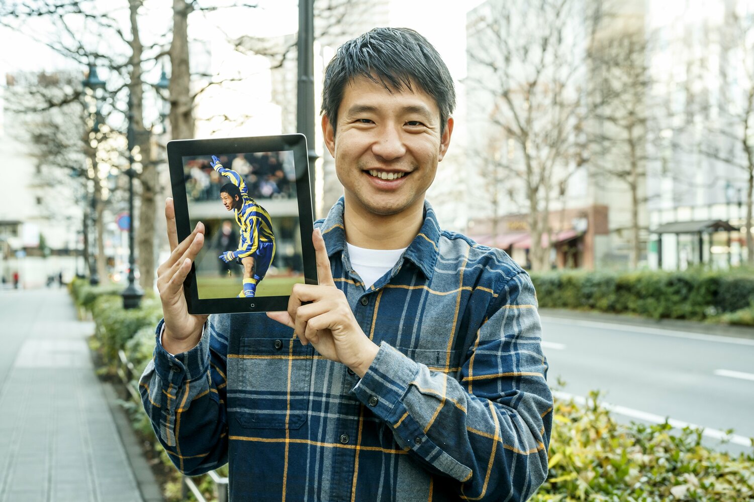 仙台で指導者人生を送っている平山（2019年撮影）　©Kiichi Matsumoto