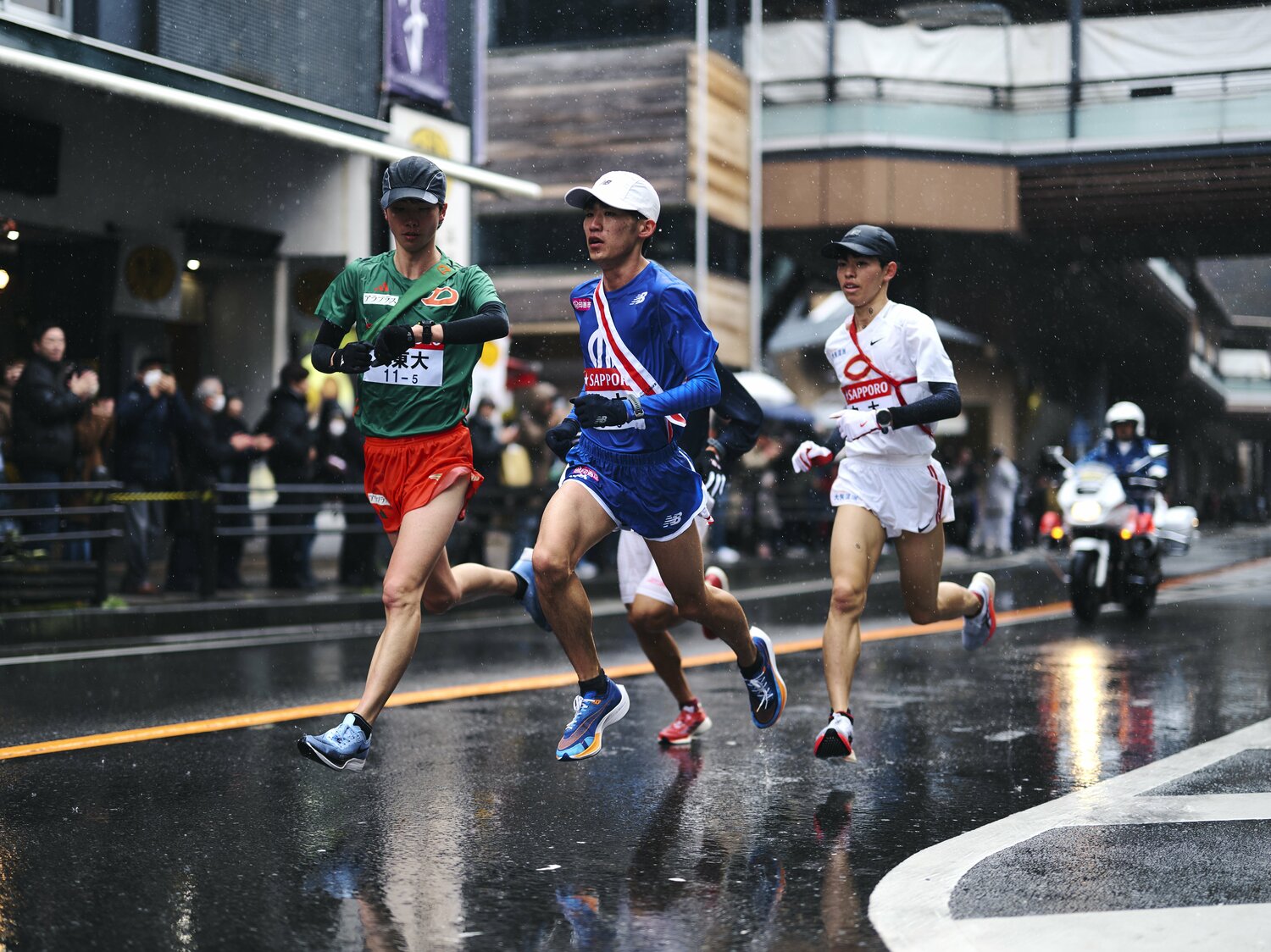 徐々に順位を上げていった菊地　©Yuki Suenaga