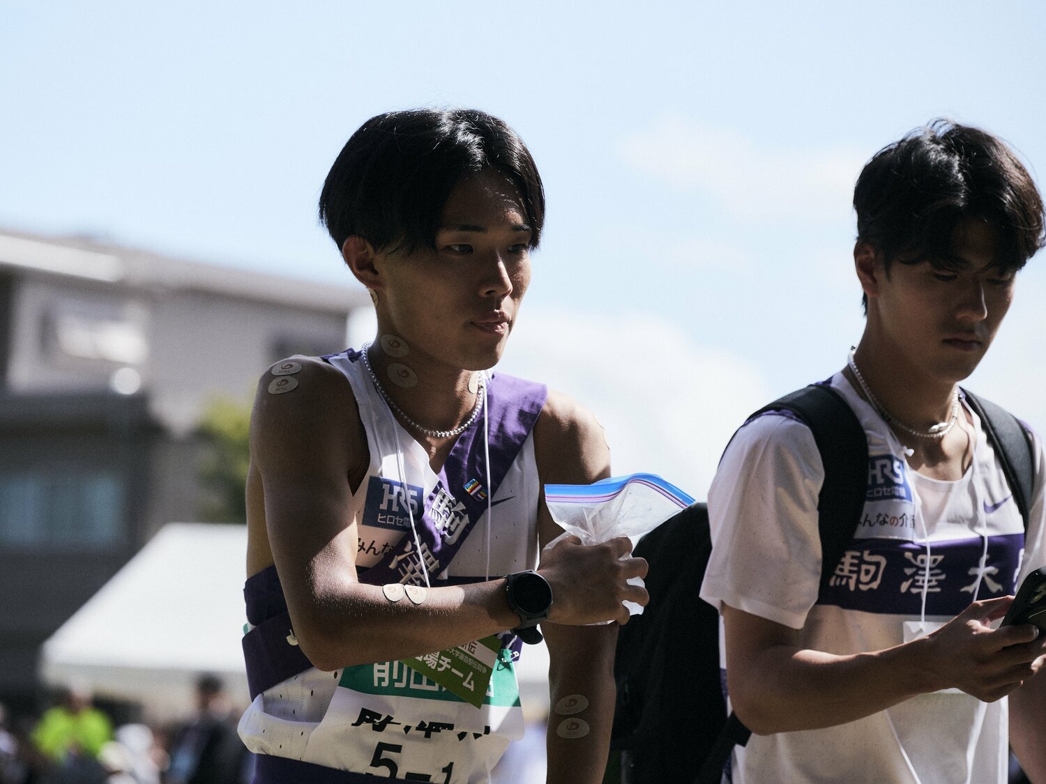 昨季の出雲では記録会で好走した谷中晴は、今季は1区を走り堂々の区間2位　©Yuki Suenaga