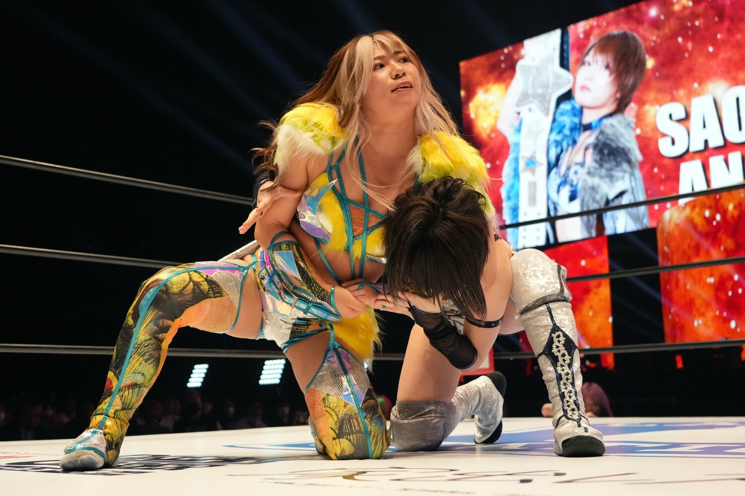 安納サオリとのタイトル戦で見る者を驚かせた羽南　©Essei Hara