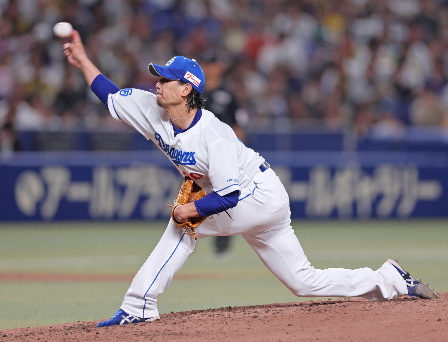 涌井秀章38歳。西武、ロッテ、楽天を経て、現在は4球団目となる中日でプレー ©JIJI PRESS