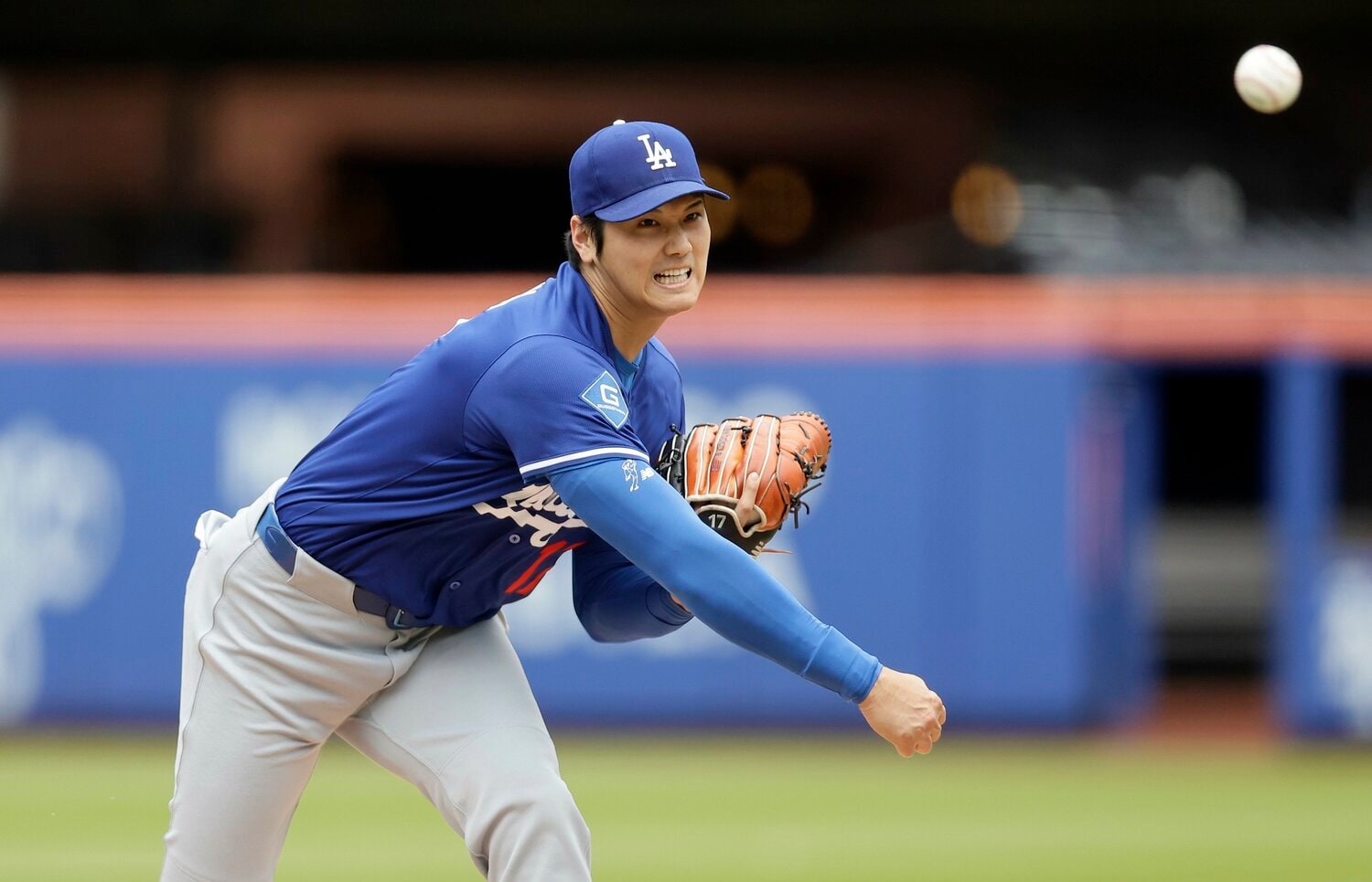 ニューヨーク現地5月25日、ついに打者相手に投げた大谷。投手復帰が見えてきた ©Getty Images
