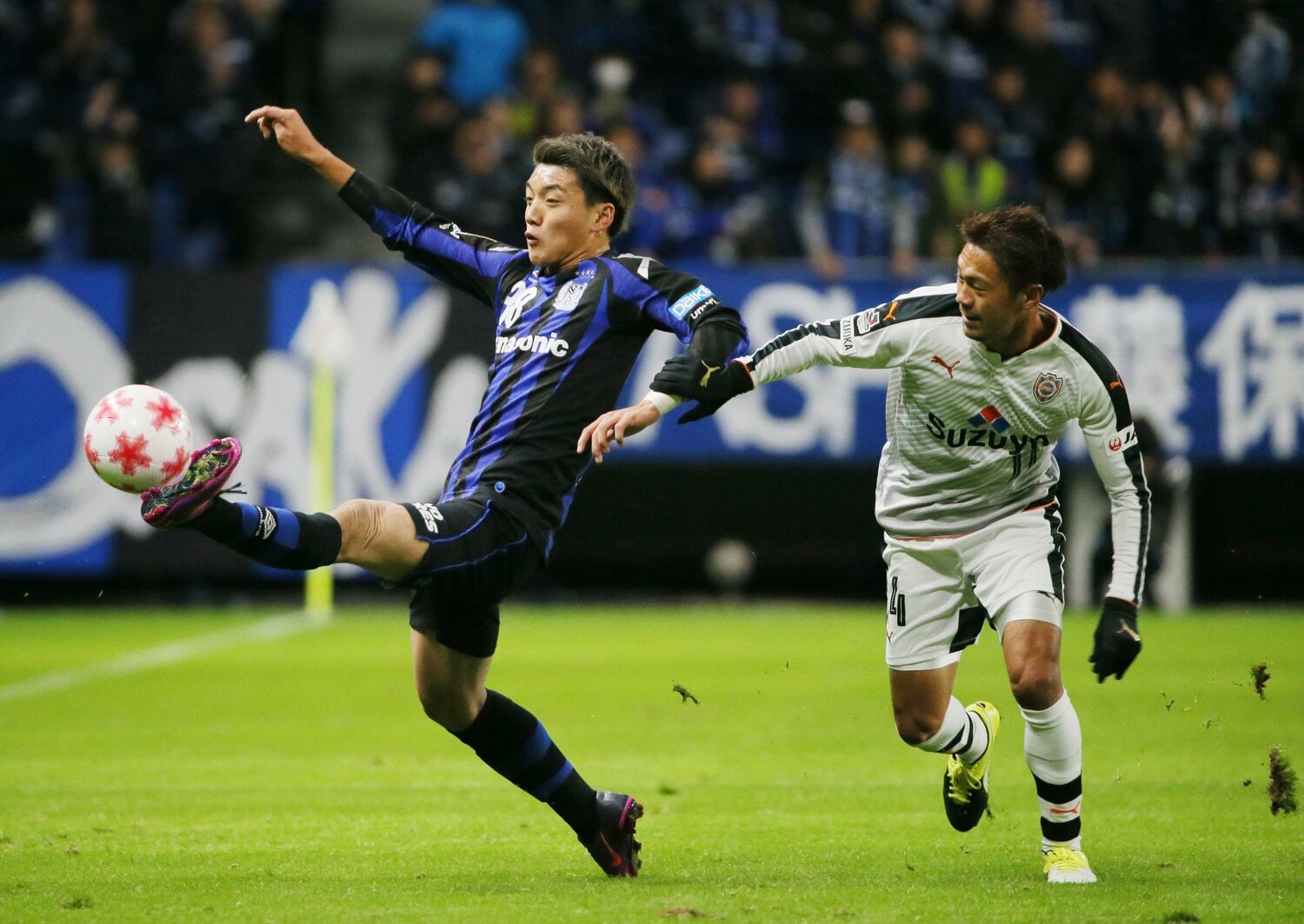 2016年の堂安　©JIJI PRESS