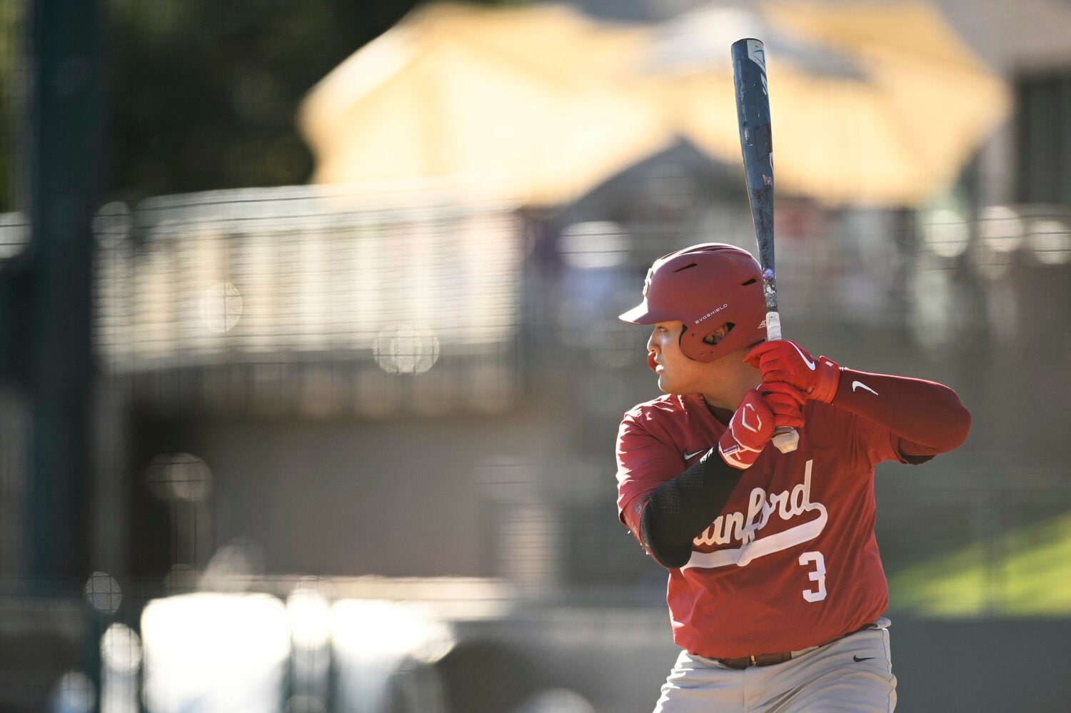 11月、スタンフォード大の試合に出場する佐々木麟太郎　©Getty Images