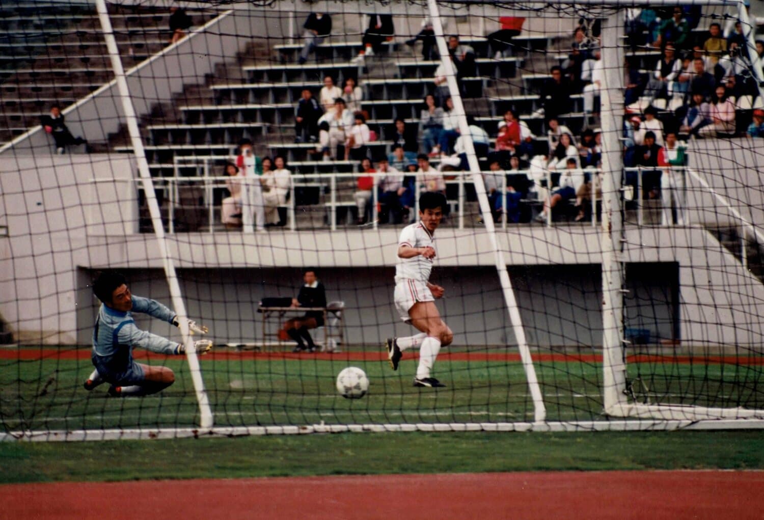 トヨタ時代の平澤。1年目の1988-89シーズンは7ゴールと結果を出した