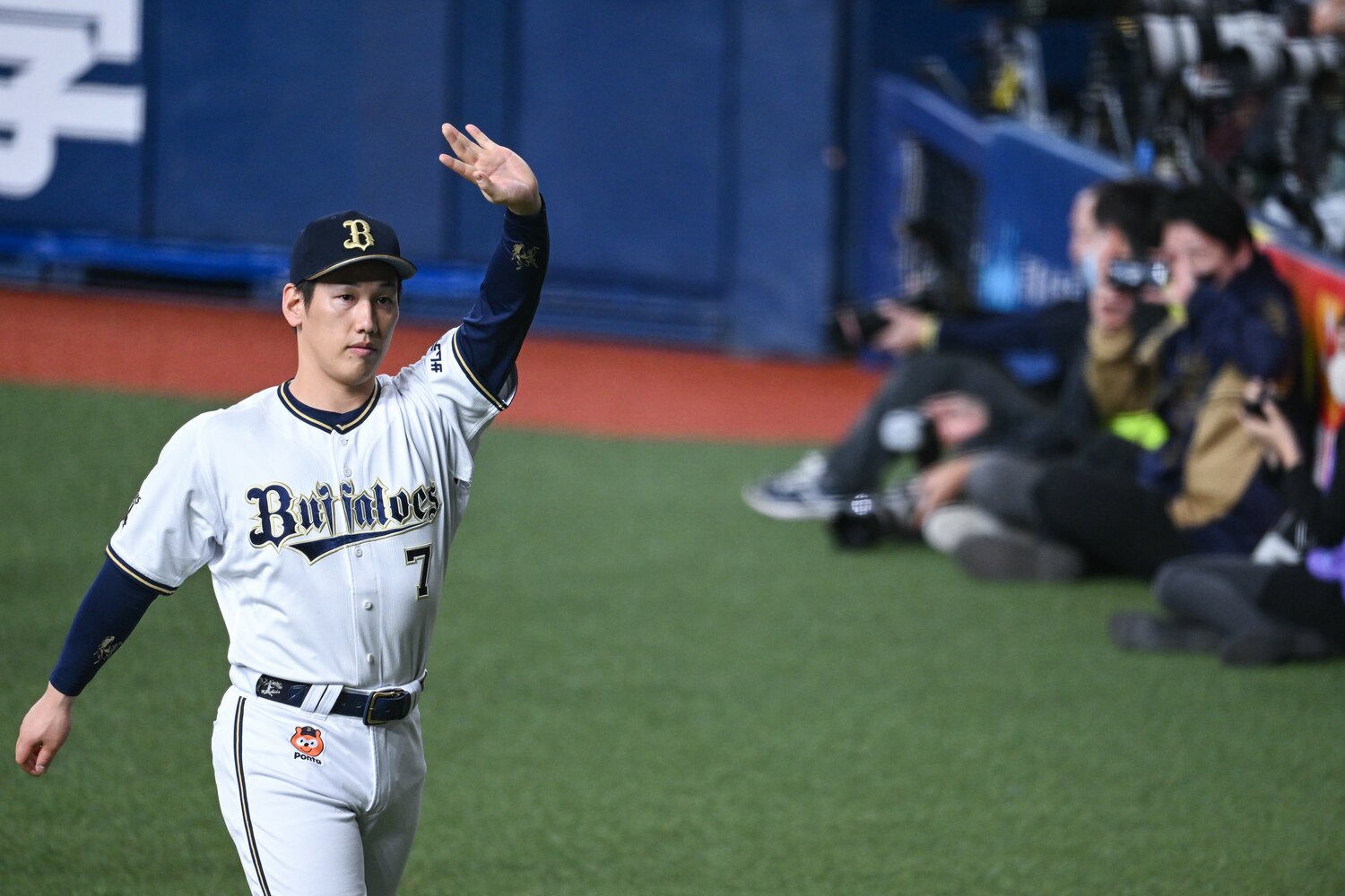 オリックス打線の軸だった吉田は2023年からメジャーリーグへと旅立った　©Nanae Suzuki