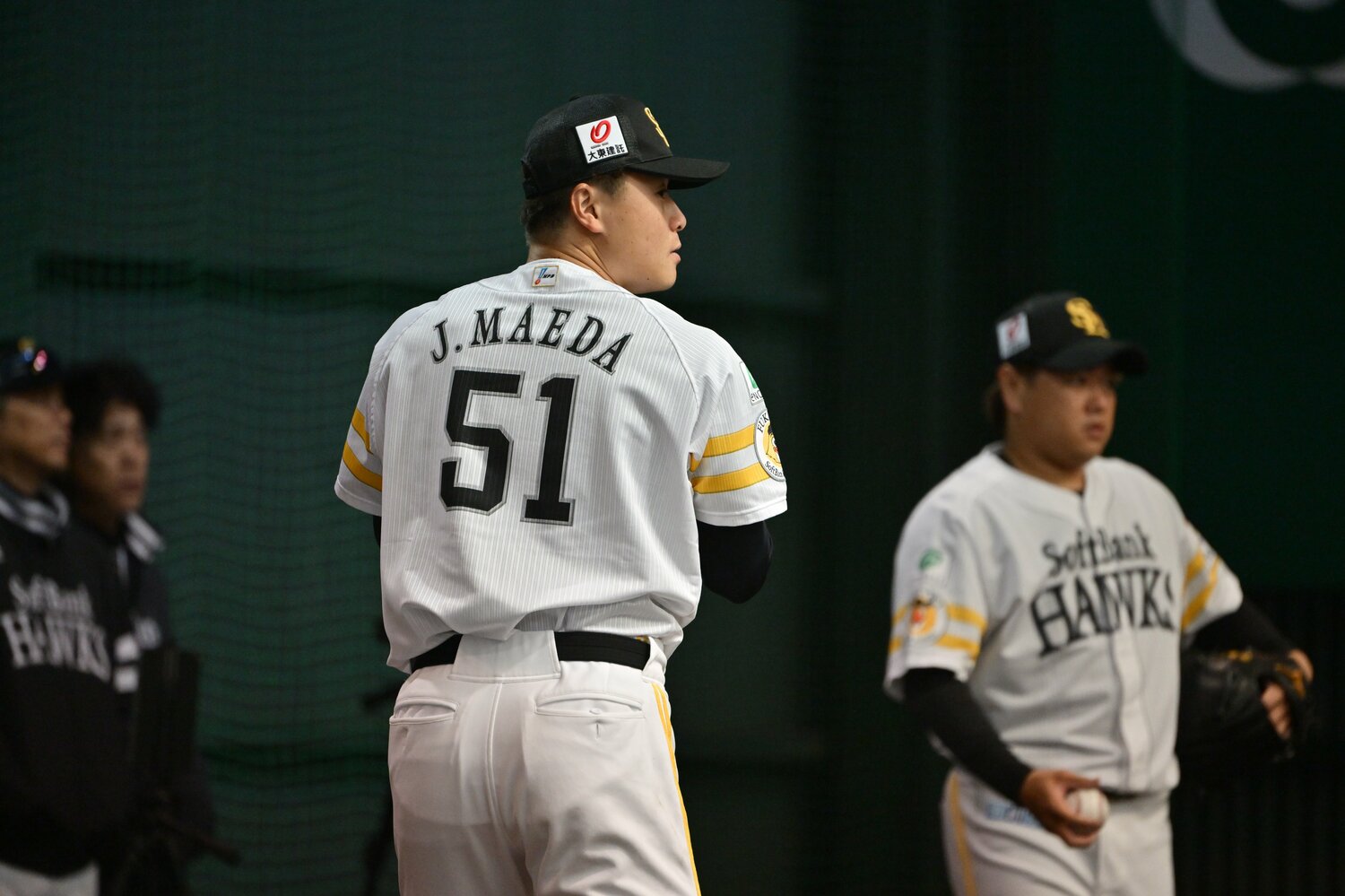 プロ3年目のソフトバンク前田純、24歳 ©Hideki Sugiyama