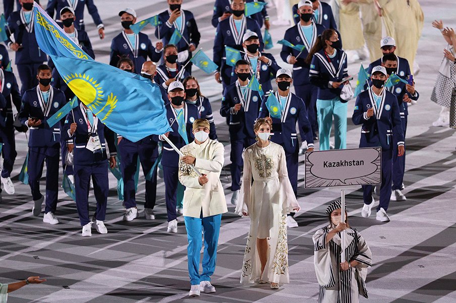 入場ではカザフスタンの“お姫様”も話題に　©Getty Images