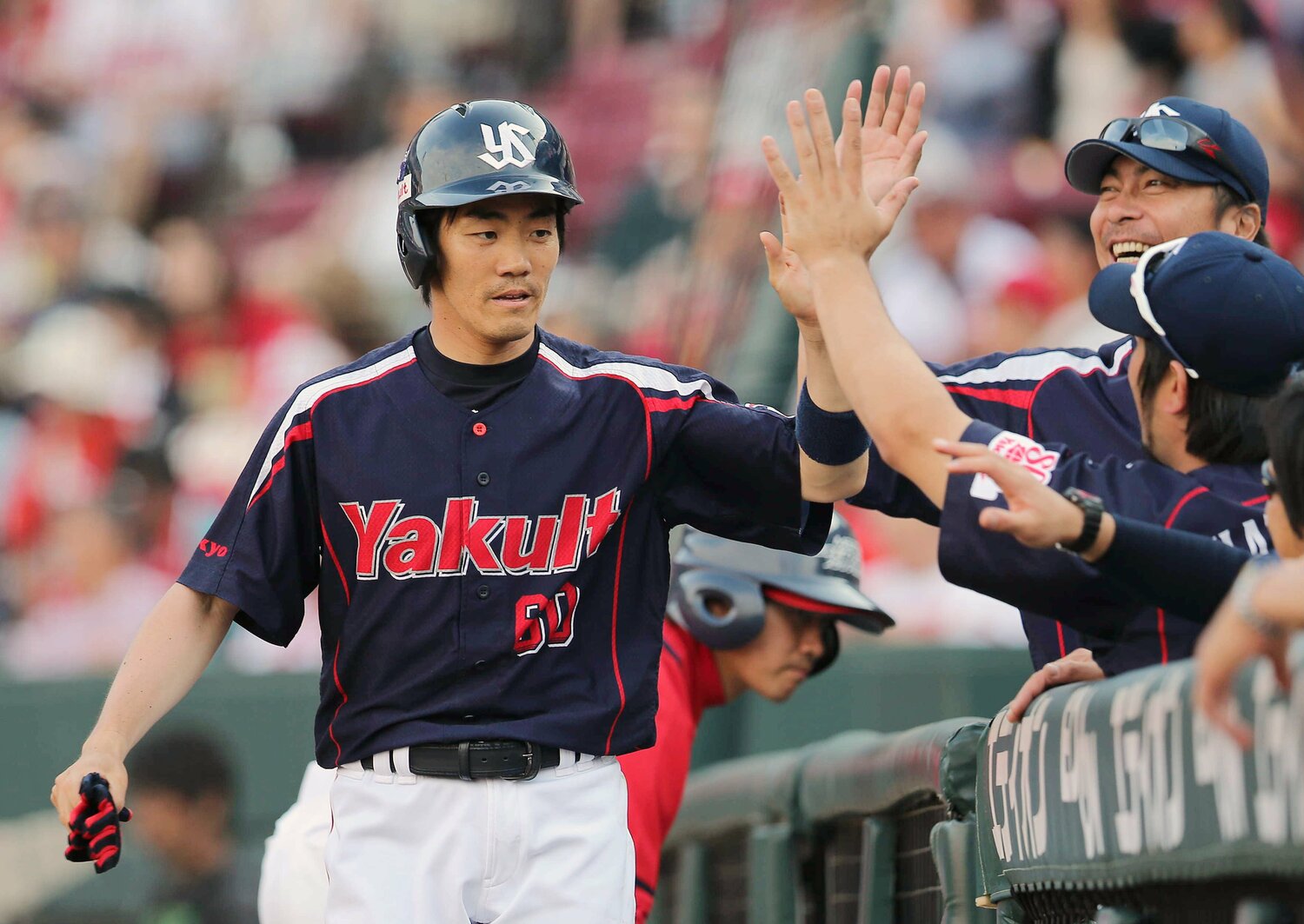 独立リーグの香川から2008年にヤクルトへ入団した三輪正義。2019年に引退後は球団広報も務める　©JIJI PRESS