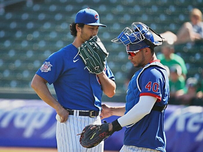 ダルビッシュは「予防措置」も速い。MLBの延期決定よりも先行した理由。＜Number Web＞ photograph by AFLO